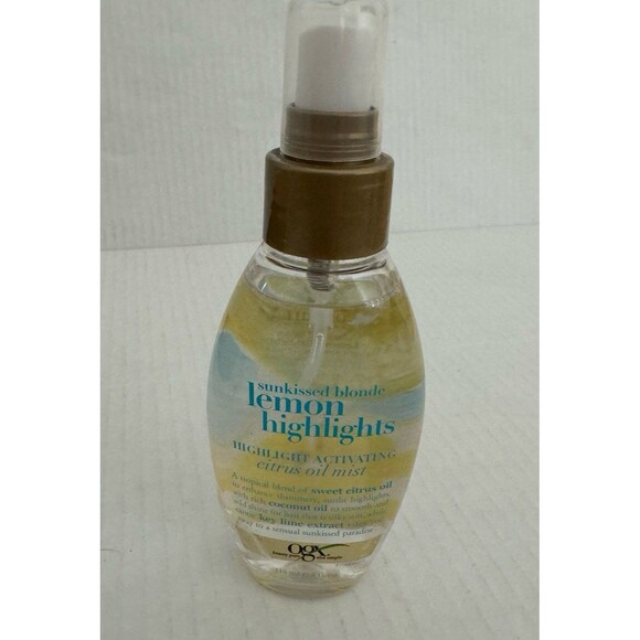 NEW OGX Highlight Activating Citrus Oil Mist Sunkissed Blonde Lemon Highlights - Picture 2 of 3